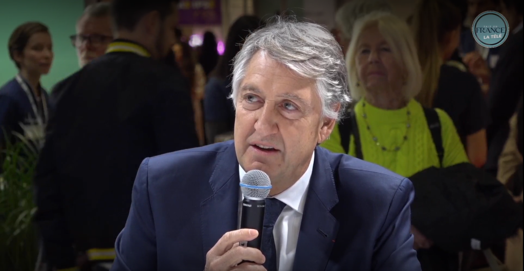 Eric Dadian, Président de l'AFRC a participé au plateau télé d'Origine France Garantie lors du salon MIF Expo - le salon du made in France afin de présenter la marque de garantie AFRC Relation Client France