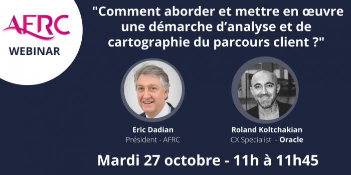 Webinaire AFRC - ORACLE : Comment analyser et cartographier le parcours client ?