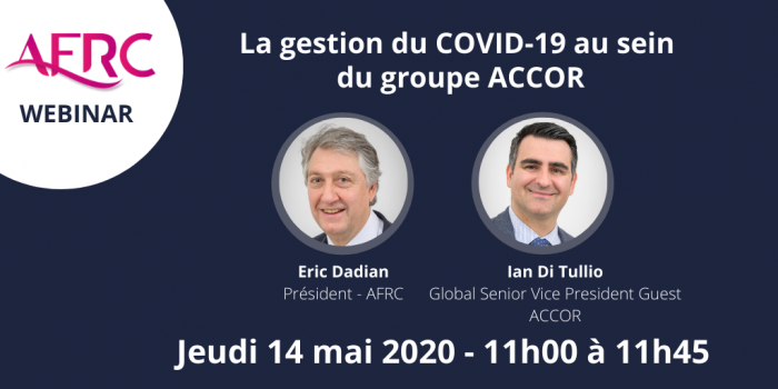 Webinaire AFRC x ACCOR "Gestion de crise Covid-19"