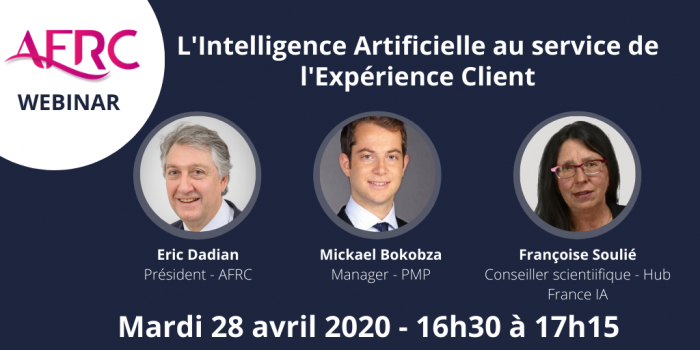 Webinaire AFRC x PMP Strategy, Hub France IA “L’intelligence artificielle au service de l'expérience client”