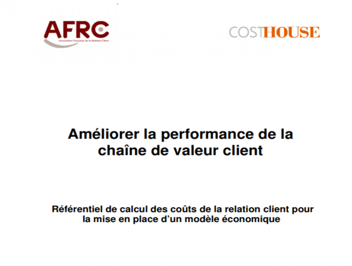 Référentiel AFRC valeur client